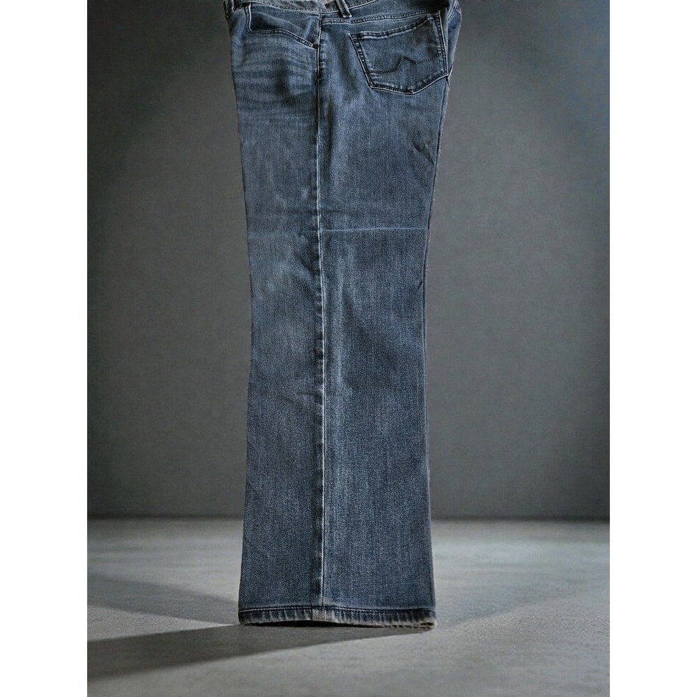 ALBERTO Men's Jeans Luxury T400  36x27 Blue Stone Wash  Straight Lig
